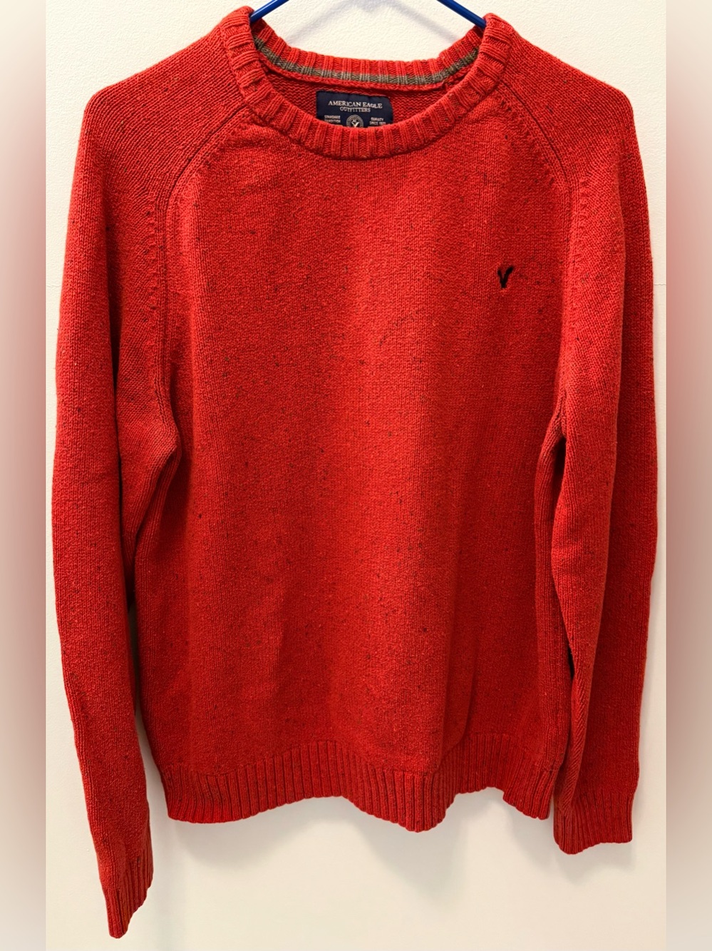 American Eagle Outfitters Bright Red Crewneck Sweater